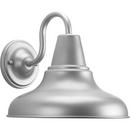 Progress Lighting Metallic Grey 10-1/2 in. 1-Light Outdoor Wall Lantern 