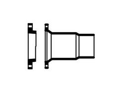 6 in. Mechanical Joint x Plain End Cutting-In Sleeve (Less Accessories)