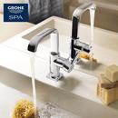 GROHE StarLight Chrome Single Handle Vessel Filler Bathroom Sink Faucet 
