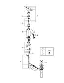 GROHE StarLight Chrome Single Handle Monoblock Bathroom Sink Faucet 