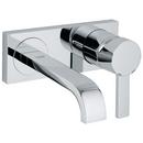 GROHE StarLight&reg; Polished Chrome Single Handle Wall Mount Bathroom Sink Faucet 