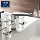 GROHE StarLight Polished Chrome Two Handle Bathroom Sink Faucet 