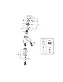 GROHE StarLight Chrome Single Handle Monoblock Bathroom Sink Faucet 