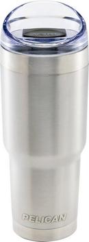 Pelican Silver 32 oz. Travel Tumbler with Slide Lid 
