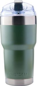 22 oz. Tumbler with Snap Lid and Straw in Green
