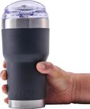 Pelican Black 22 oz. Copper Plated and 18-8 Stainless Steel Tumbler with Snap Lid 