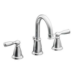 Two Handle Widespread Bathroom Sink Faucet in Chrome