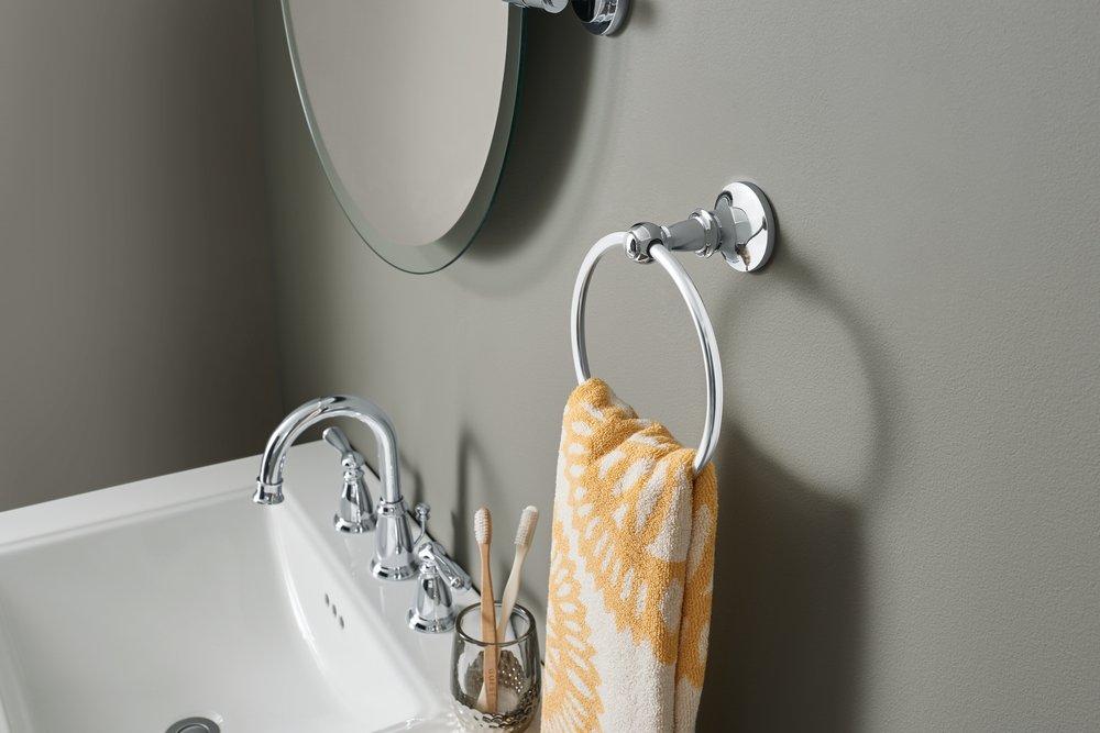 Moen Chrome Two Handle Widespread Bathroom Sink Faucet 
