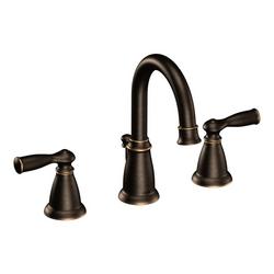 Two Handle Widespread Bathroom Sink Faucet in Mediterranean Bronze
