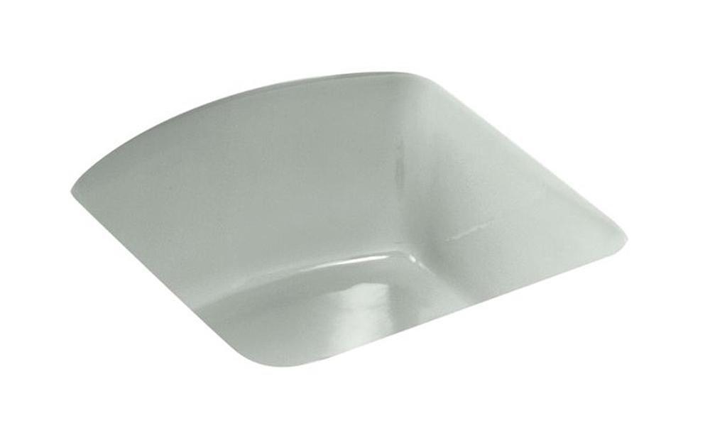 KOHLER Sea Salt&trade; 2 Hole Single Bowl Rectangular Undermount Bar Sink 