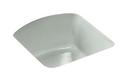 KOHLER Sea Salt&trade; 2 Hole Single Bowl Rectangular Undermount Bar Sink 