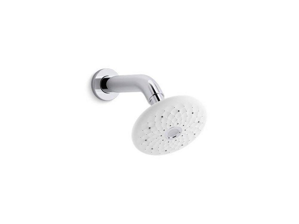 KOHLER Polished Chrome Multi Function Full Coverage, Drenching Rain, Intense Massage and Soft Silky Spray Showerhead 