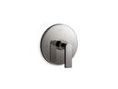 KOHLER Vibrant&reg; Titanium Thermostatic Valve Trim with Single Lever Handle 