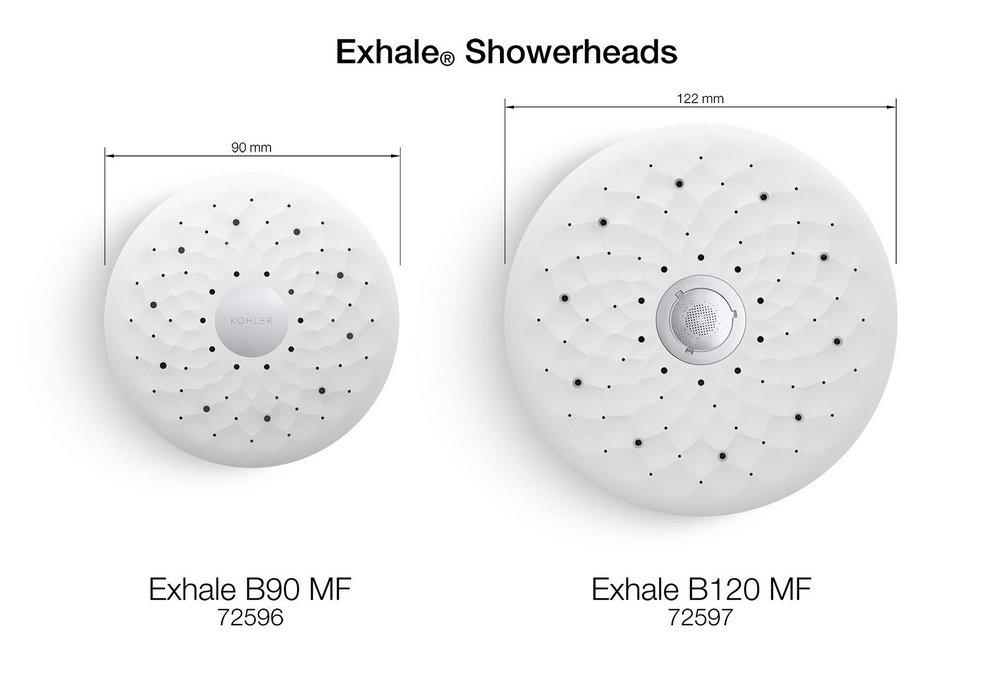 KOHLER Vibrant&reg; Brushed Nickel 1.5 gpm 3-function Full, Drenching Rain and Intense Massage Showerhead 