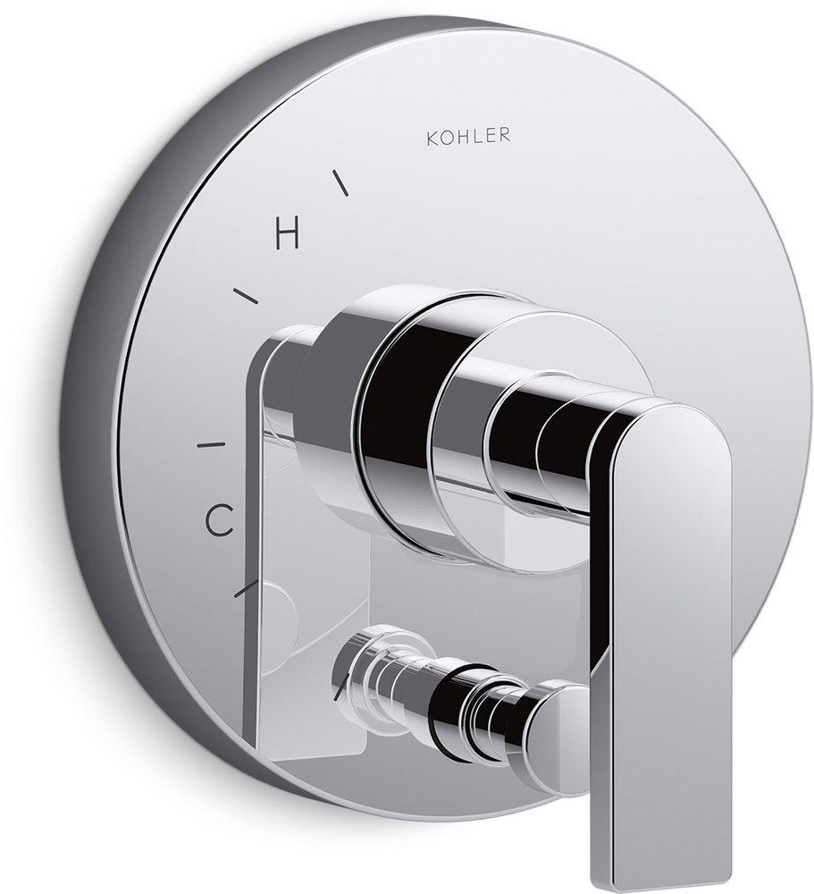 KOHLER Polished Chrome Single Handle Bathtub & Shower Faucet Trim Only 