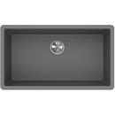 Elkay Greystone 33 x 18-7/16 in. No Hole Composite Single Bowl Undermount Kitchen Sink 