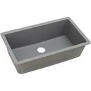Elkay Greystone 33 x 18-7/16 in. No Hole Composite Single Bowl Undermount Kitchen Sink 