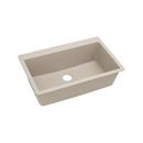 33 x 20-7/8 in. No Hole Composite Single Bowl Drop-in Kitchen Sink in Putty