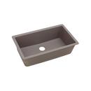 Elkay Greige 33 x 18-7/16 in. No Hole Composite Single Bowl Undermount Kitchen Sink 