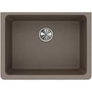 Elkay Greige 24-5/8 x 18-1/2 in. No Hole Composite Single Bowl Undermount Kitchen Sink 