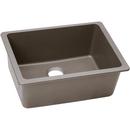 Elkay Greige 24-5/8 x 18-1/2 in. No Hole Composite Single Bowl Undermount Kitchen Sink 