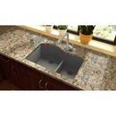 Elkay Greystone 33 x 22 in. No Hole Composite Double Bowl Undermount Kitchen Sink 