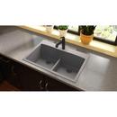 Elkay Greystone 33 x 22 in. No Hole Composite Double Bowl Drop-in Kitchen Sink 