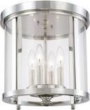 Capital Lighting Polished Nickel 4-Light 60W Ceiling Fixture 