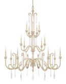 Capital Lighting Winter Gold 60W 16-Light Candelabra E-12 Incandescent Chandelier 