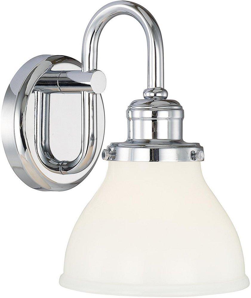 Capital Lighting Chrome 100W 1-Light Vanity Fixture 