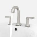 American Standard Brushed Nickel Two Handle Widespread Bathroom Sink Faucet with High Arc Spout 