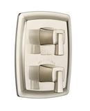 American Standard Brushed Nickel Central Thermostatic Valve Trim Kit with Lever Handle 