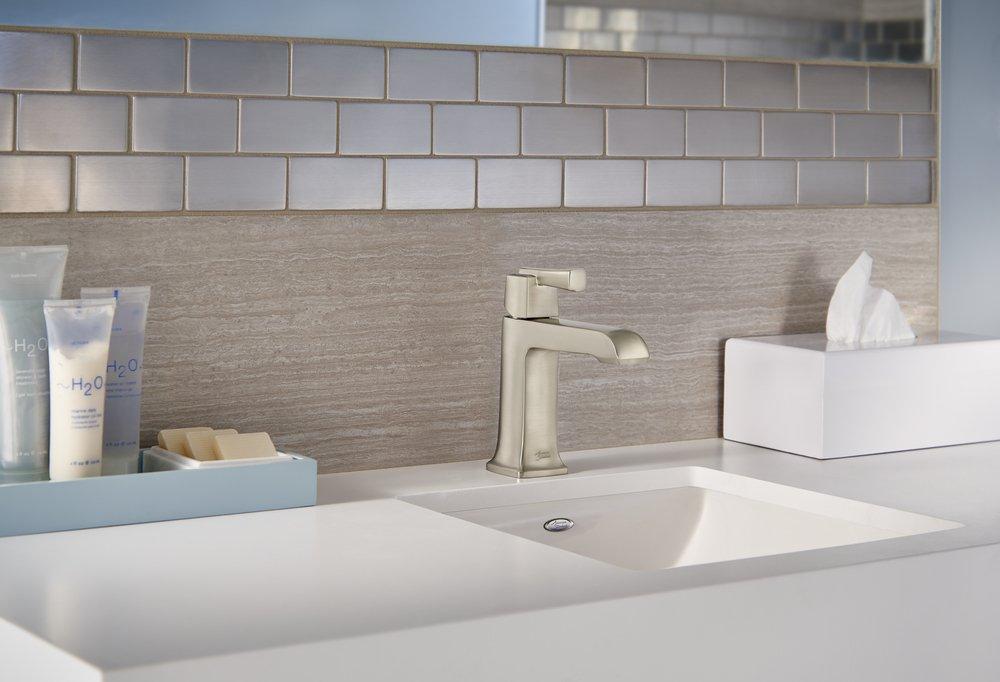 American Standard Brushed Nickel Single Handle Vessel Filler Bathroom Sink Faucet 