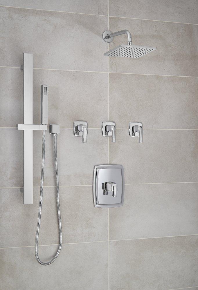 American Standard Polished Chrome Diverter Valve Trim with Single Lever Handle 