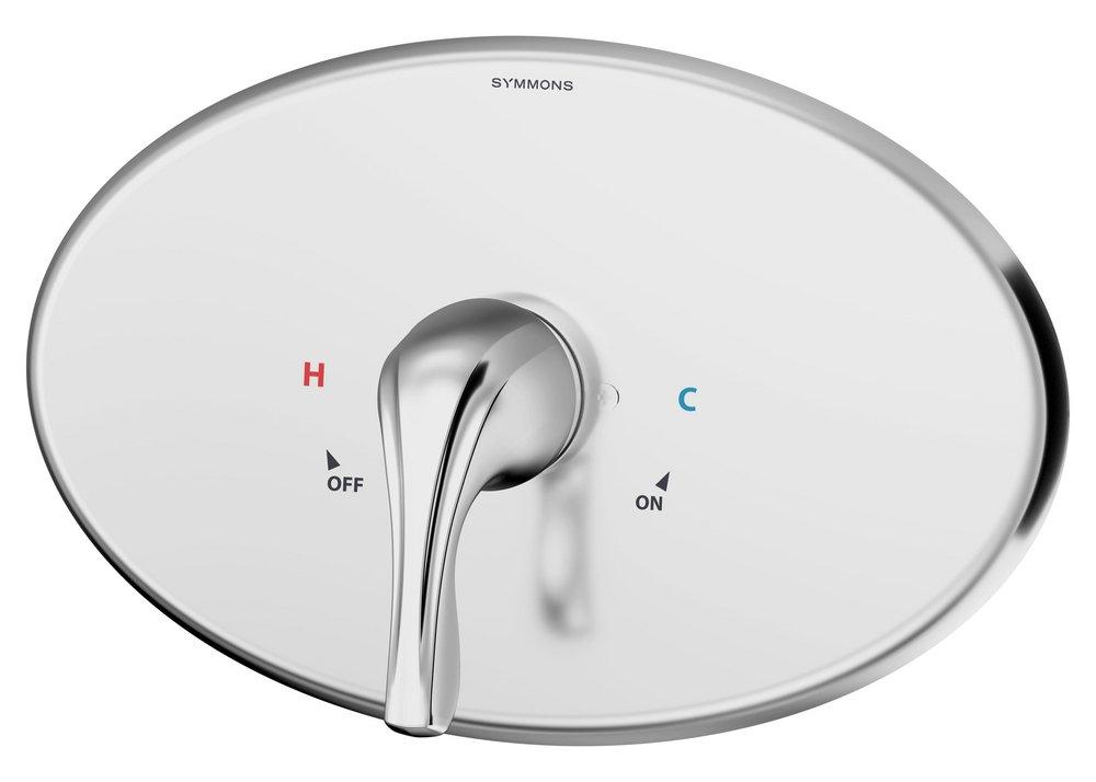 Symmons Industries Polished Chrome Single Handle Single Function Bathtub & Shower Faucet (Trim Only) 