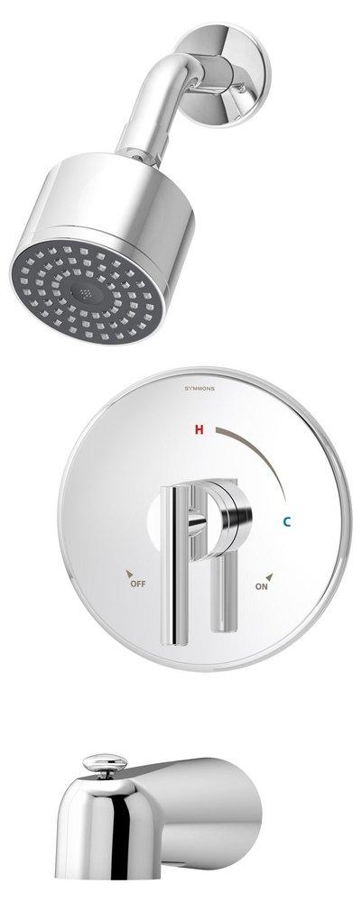 Symmons Industries Polished Chrome Single Handle Single Function Bathtub & Shower Faucet (Trim Only) 