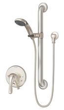 Symmons Industries Satin Nickel Single Handle Single Function Bathtub & Shower Faucet 
