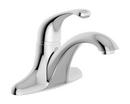 Single Handle Lever Deck Mount Faucet in Polished Chrome