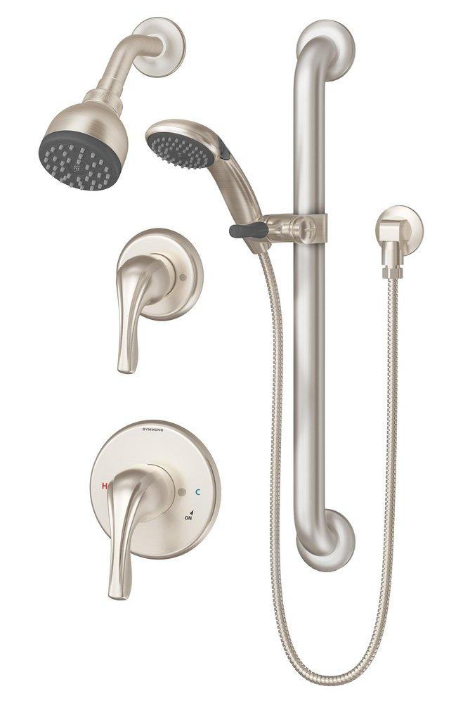 Symmons Industries Satin Nickel Two Handle Single Function Shower System 