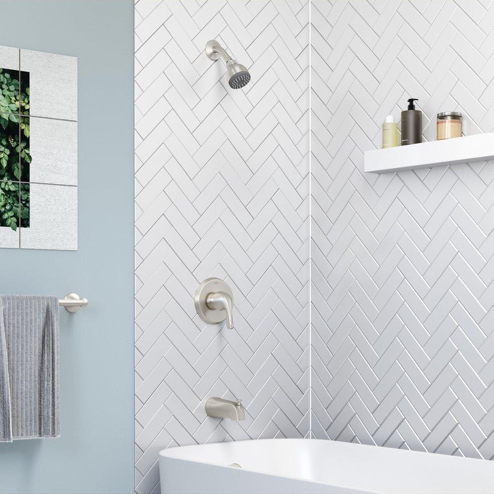 Symmons Industries Satin Nickel 2-3/4 in. Pressure Balancing Valve Trim 