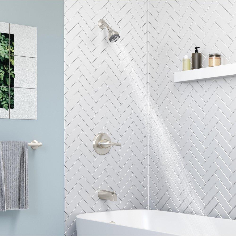 Symmons Industries Satin Nickel 2-3/4 in. Pressure Balancing Valve Trim 