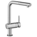 Single Handle Pull Out Kitchen Faucet with Touch Activation in SuperSteel Infinity™