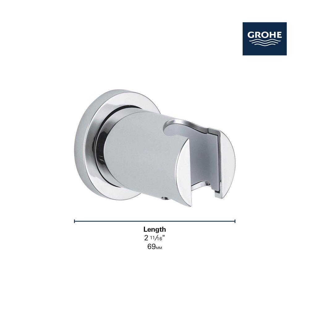 GROHE Chrome *NLA *CVR* RSH SHWR HLDR N. ADJ. RN 