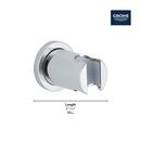 GROHE Chrome *NLA *CVR* RSH SHWR HLDR N. ADJ. RN 