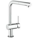 GROHE StarLight&reg; Chrome Single Handle Pull Down Sensor Kitchen Faucet 