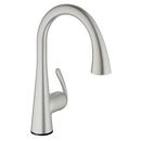 GROHE SuperSteel Infinity&trade; Single Handle Pull Down Touch Activated Kitchen Faucet with Two-Function Spray 