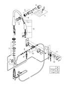 GROHE SuperSteel Infinity&trade; Single Handle Pull Down Touch Activated Kitchen Faucet with Two-Function Spray 