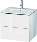 24-3/8 in. Wall Mount Vanity in White High Gloss