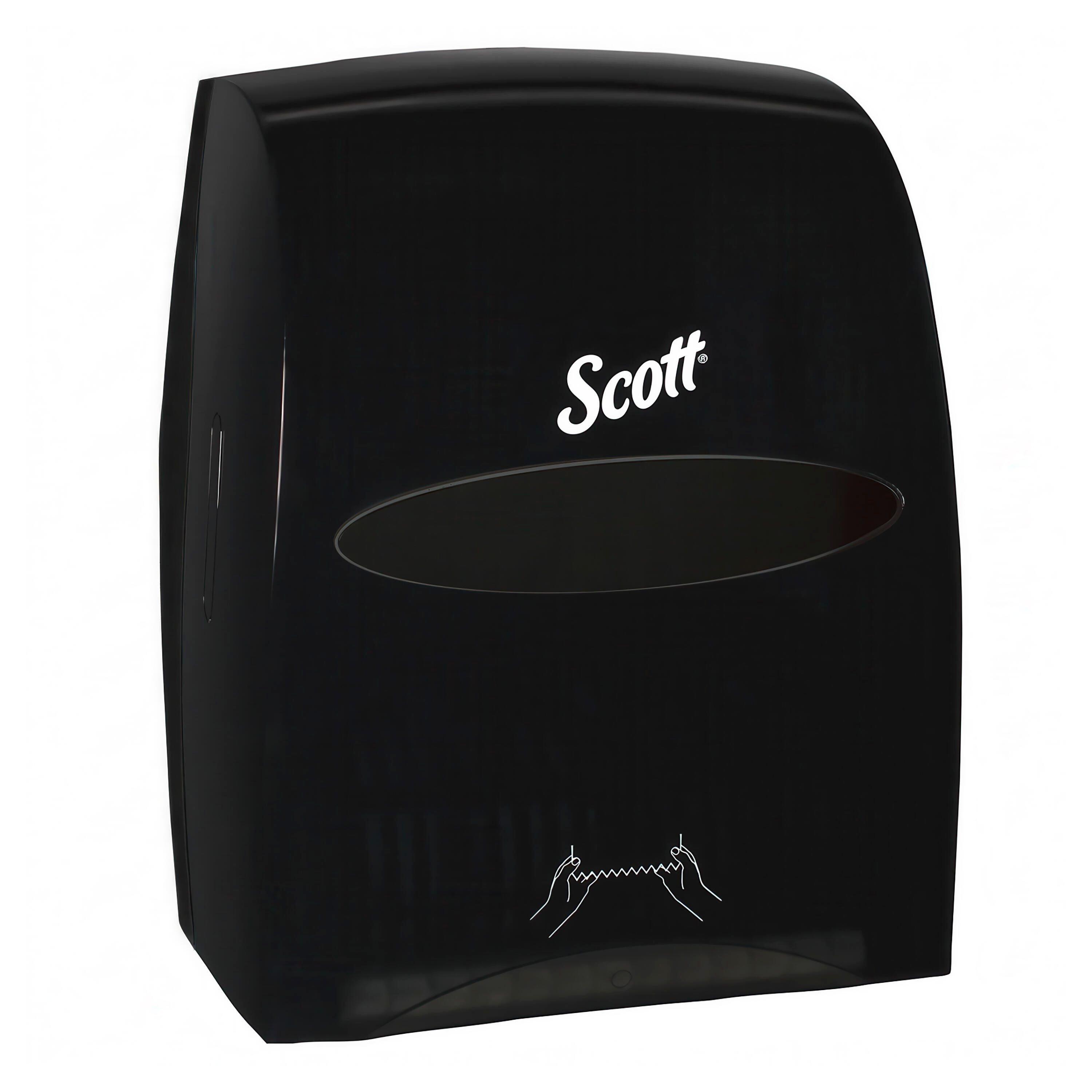 Scott&reg; Smoke Wall Mount Plastic Hard Roll Towel Dispenser 