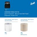 Scott&reg; Smoke Wall Mount Plastic Hard Roll Towel Dispenser 